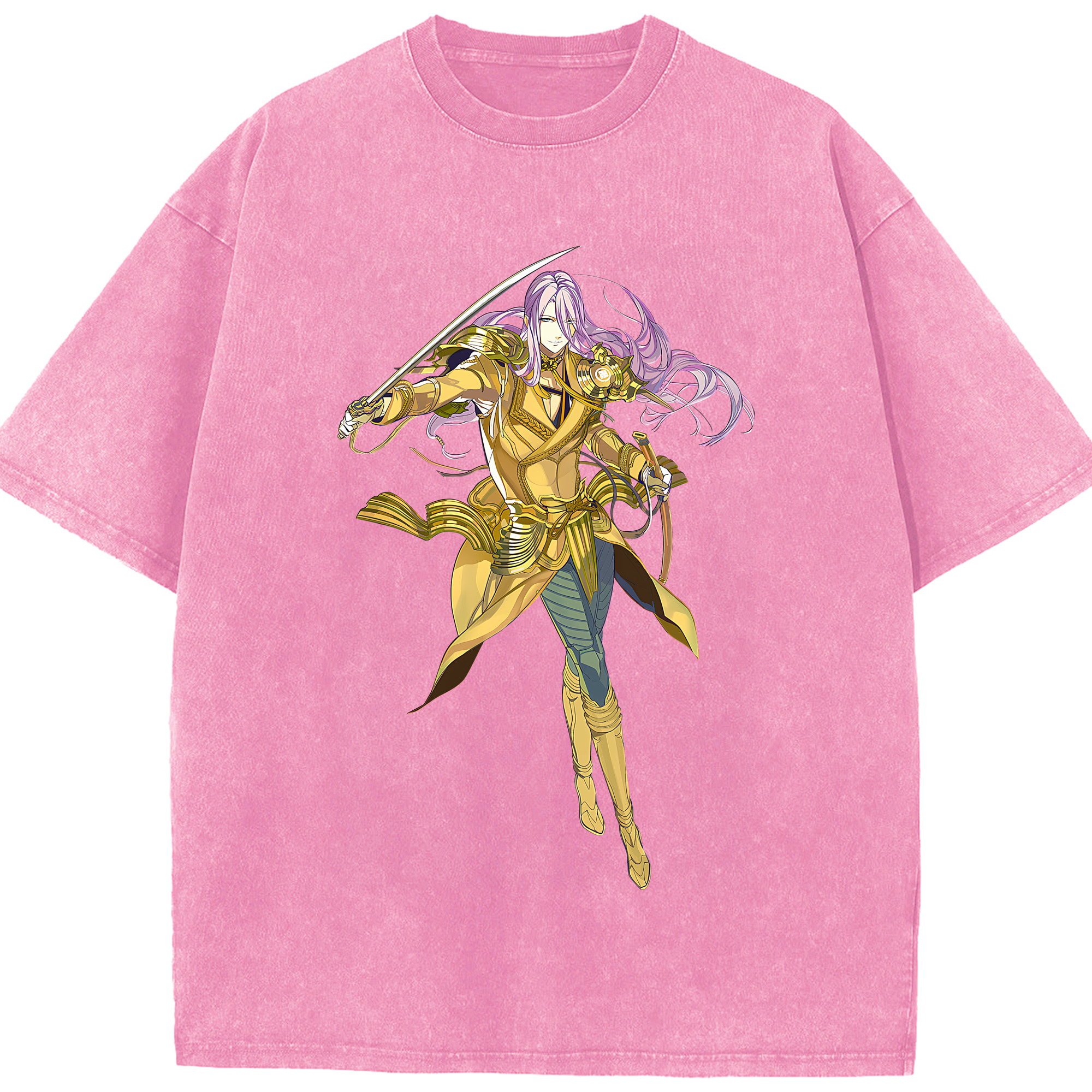 （画像用） 刀剣乱舞 Touken Ranbu 綿100% ヴィンテージ風 半袖Tシャツ（フロントプリント）